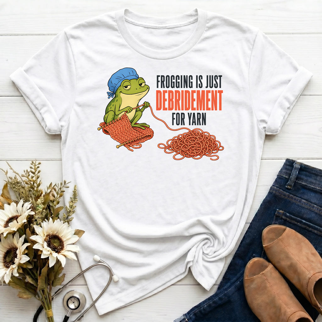 Frogging Debridement T-shirt – Clinically Exhausted