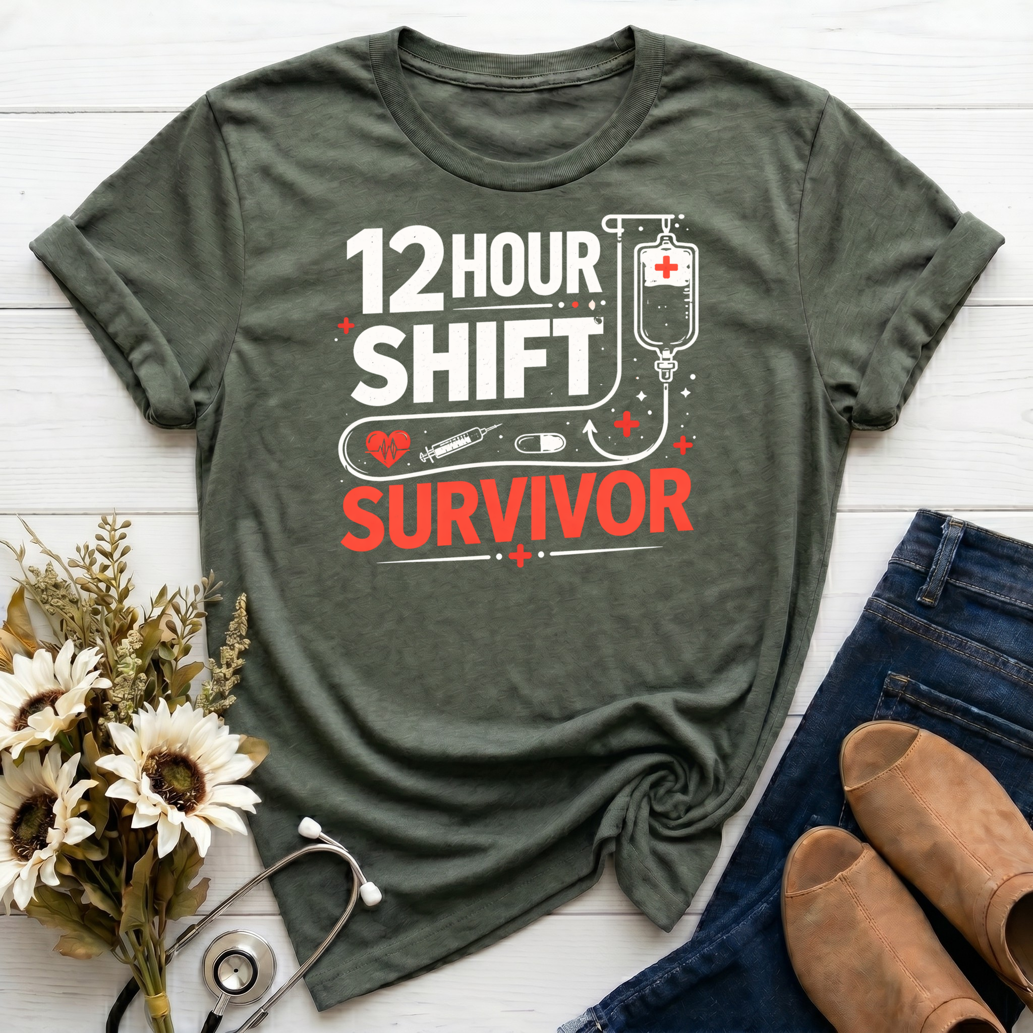 Heather Military Green